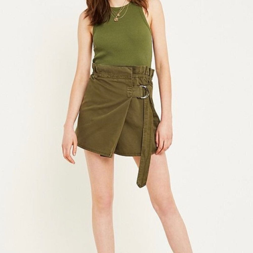 Urban Outfitters Dorthy Paperbag Wrap Skirt Size Extra Small